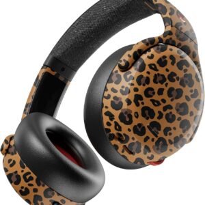 Skullcandy Bluetooth Headphones Microphone for iPhone Android - Leopard