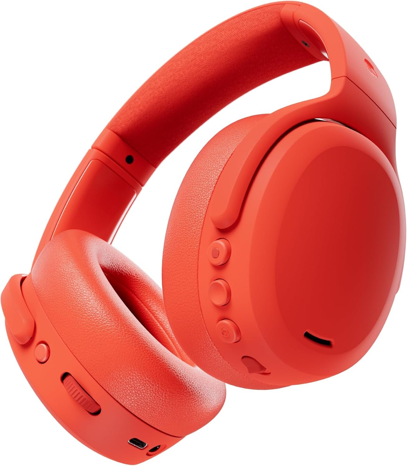 Skullcandy Crusher ANC 2 Wireless Over-Ear Bluetooth Headphones with Multi-Sensory Bass, Active Noise Cancelling, Up to 60 Hours Battery, Microphone for iPhone Android – Plasma