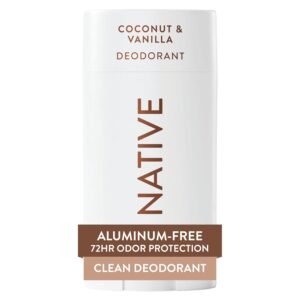 Native Deodorant Contains Naturally Derived Ingredients, 72 Hour Odor Control, Deodorant for Women and Men, Alumin