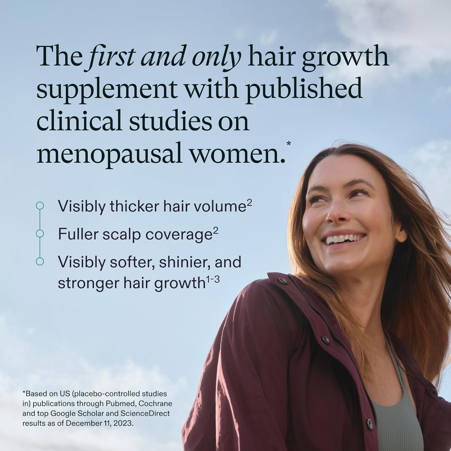 Nutrafol Women's Balance Hair Growth Supplements for Hair Thinning Ages 45 and Up Clinically Tested for Visibly Thicker Hair and Scalp Coverage Dermatologist Recommended 1 Month Supply