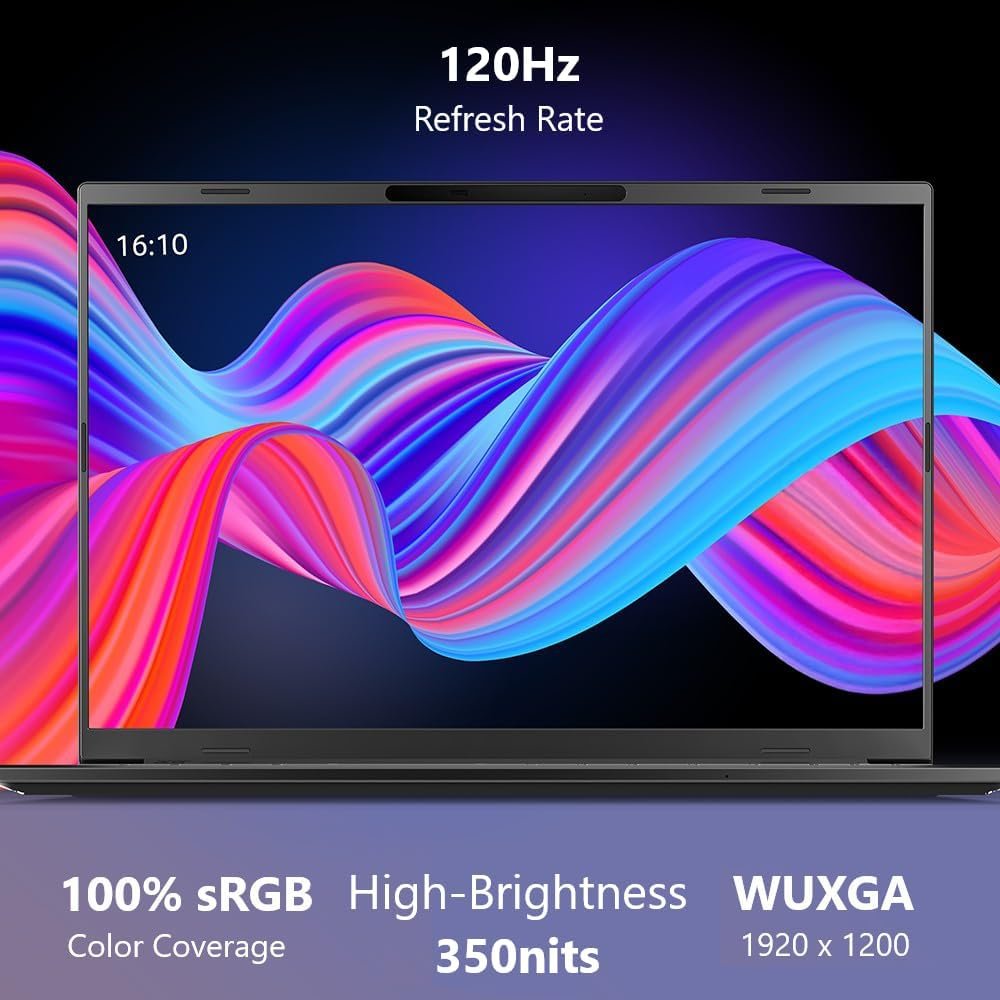 Acer Aspire 16 AI Copilot+ PC | 16" WUXGA 120Hz 100% sRGB Display | Snapdragon X | NPU: 45 Tops - GPU: Up to 1.7 TFLOPs | 16GB LPDDR5X | 512GB PCIe Gen 4 SSD | Wi-Fi 7 | A16-11M-X0LW